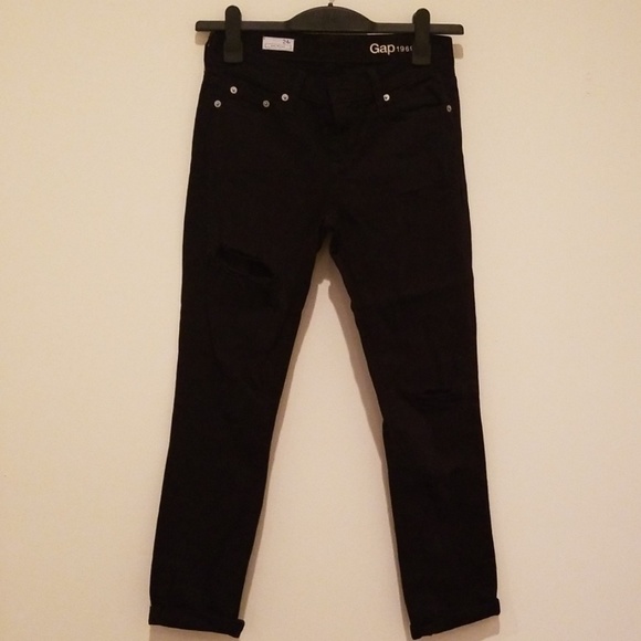 Classic Black Ripped Jeans - Gap - Picture 1 of 4